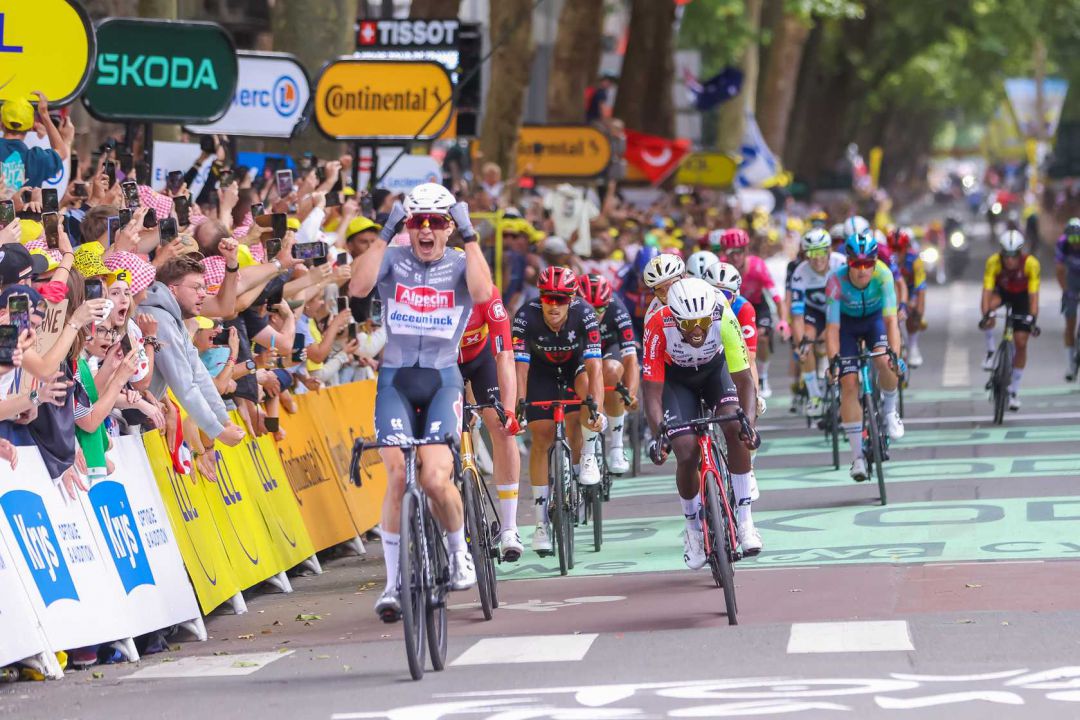 Tour de Francia, etapa 1: un festival con viento y sin paracaídas
