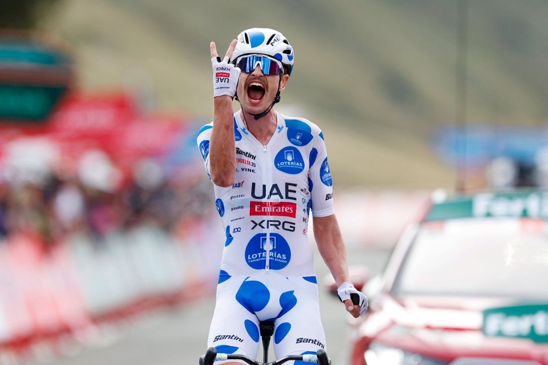 La Vuelta, etapa 10: Vine reptire con música de fondo